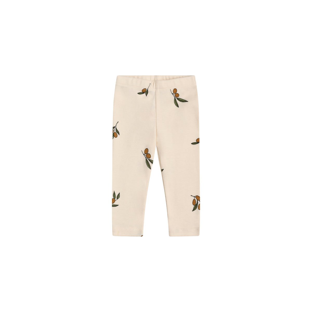 【新品】organic zoo Olive Terry setup 3-4y Olive Garden Suit With Contrast Feet | Organic Zoo